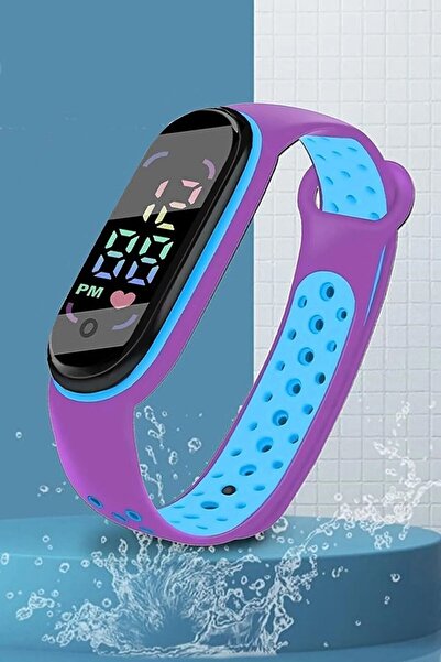 Neorney Unisex Dokunmatik Kol Saati Bileklik Genç Spor Kol Saati ( Akıllı Saa...