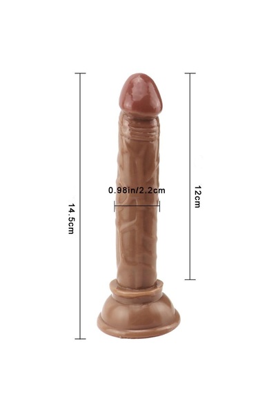 Joytoy Küçük Dildo Melez Renk Vajinal Penis Anal Tıpa