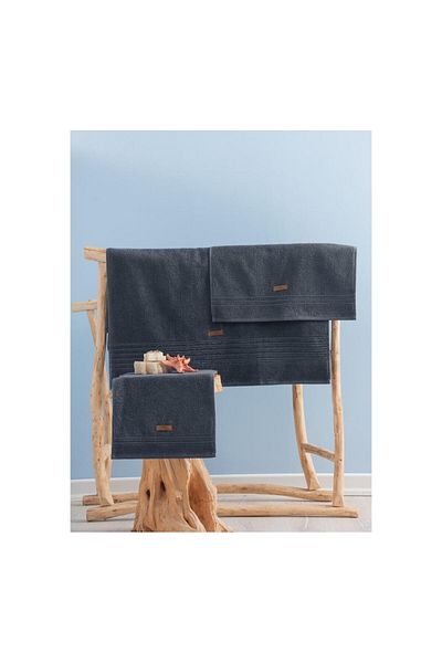 şirin eşyalarım 100% Cotton Wellness Towel Set Zen Anthracite