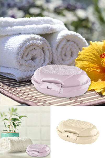 omilife Seyahat Tipi Kapaklı Katı Sabunluk Pratik Sabunluk Katı Sabun Kutusu