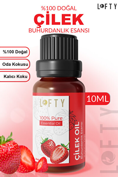 Lofty Çilek Uçucu Yağ Buhurdanlık Esansı Oda Kokusu Uçucu Esansiyel Yağ Buhur...