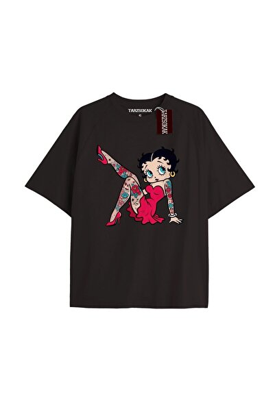 TIMESWASTINGIRL Y2k بيتي بوب تي شيرت