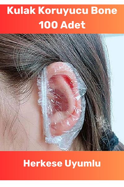 chesstra Special Series Waterproof Shower Bath Protective Durable Lightweight Transparent Fits All Ear Cap 100 Pieces