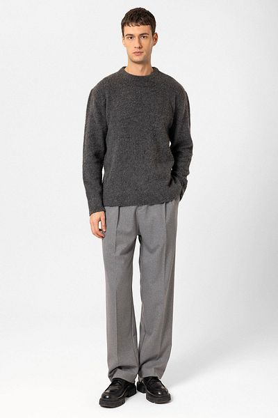 Antioch Anthracite Wool Look Men's Sweater