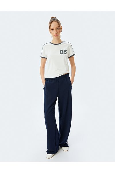 Koton Beige Printed T-Shirt