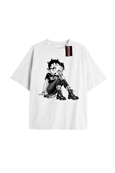 TIMESWASTINGIRL Tricou Betty Boop Y2k