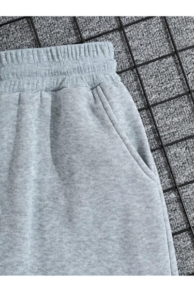 De Carte Gülücük Baskılı Relax Mevsimlik Kadın-Erkek Ribanalı Eşofman Altı