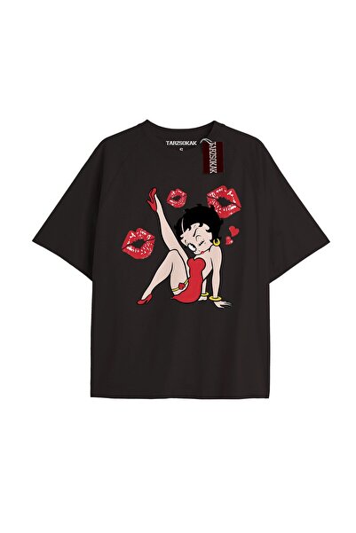 TIMESWASTINGIRL Tricou Betty Boop Y2k