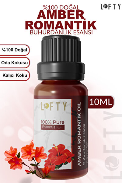 Lofty Amber Romantik Uçucu Yağ Buhurdanlık Esansı Oda Kokusu Esansiyel Yağ Bu...