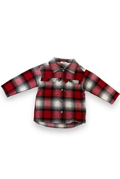 Zekids Girl's Winter Plaid Pattern Shirt