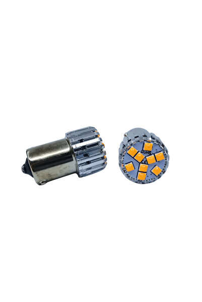 Otovo Space 1156 Dekoratif stop led ampul tek duy canbus turuncu 4w 24v / LAA...