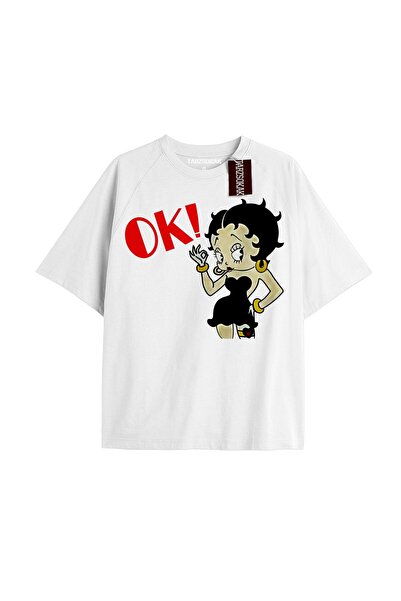 TIMESWASTINGIRL Tricou Betty Boop Y2k