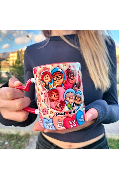 mug shop كوب قابل للكتابة باسم هدية العشاق - كوب هدية لعيد الحب