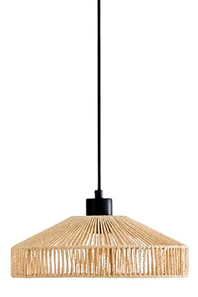 NYLife Bohemian Rustic Chandelier - Paper String Design