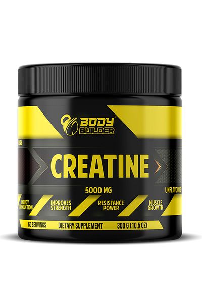 Body Builder Creatine Monohydrate, 60, Unflavored
