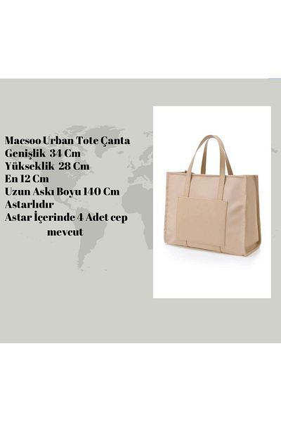 MUJGAN Τσάντα Urban Tote Macsoo Light Mink