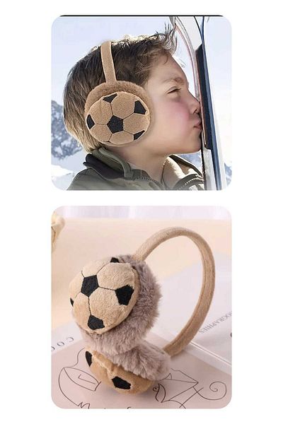 Eva Rose Boy's Plush Earmuff Furry Earmuff Winter Plush Earmuff