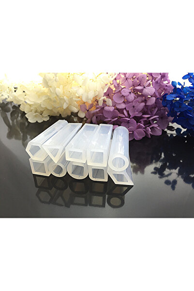 HOBİFLEX EPOKSİ REÇİNE SİLİKON KALIP İTHAL ONLU GEOMETRİK ŞEKİLLER KOLYE SET ...