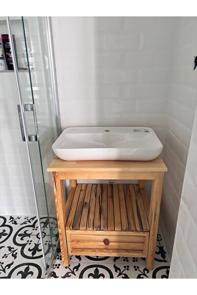 Özçelik Lambiri AHŞAP LAVABO ÇEKMECELİ