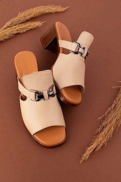 ARME CITY Castle&Black Ac45201 Genuine Leather Light Soft Sole Slippers