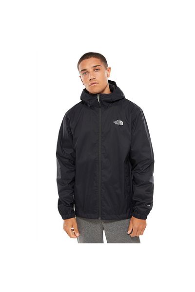THE NORTH FACE Palton negru pentru exterior cu glugă Quest pentru bărbați NF00A8AZJK31
