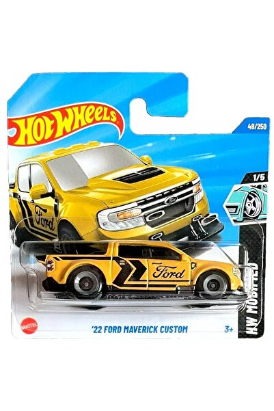 HOT WHEELS 2025 Tekli Araba '22 Ford Maverick Custom Sarı 1/5