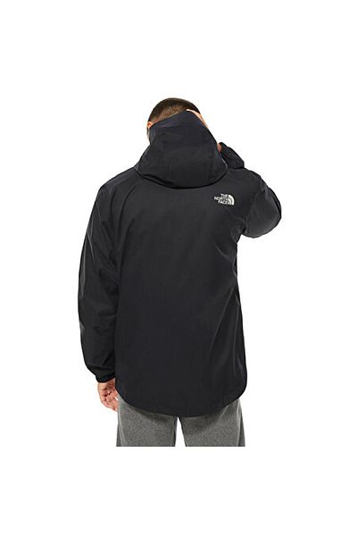 THE NORTH FACE Palton negru pentru exterior cu glugă Quest pentru bărbați NF00A8AZJK31