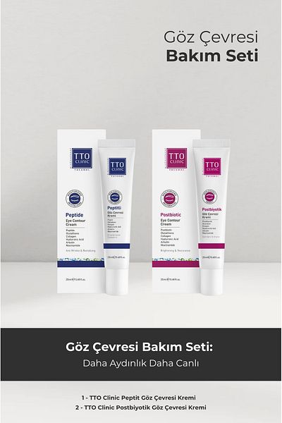 TTO Clinic Eye Contour Care Set Peptide and Postbiotic Advantageous Package