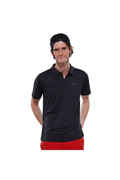 THE NORTH FACE Ανδρικό μπλουζάκι Polo Tanken Outdoor σε μαύρο χρώμα - Nf0a2wazjk31