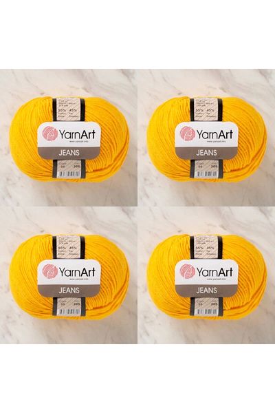 Yarnart Τζιν 35 Πακέτο 4 Βρεφικό σχοινί Amigurimi