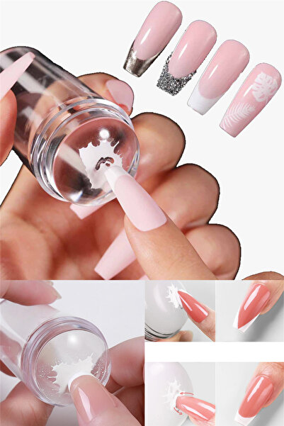 omilife Tırnak Süs Damgalama Yumuşak Pürüzsüz Yüzey, Kolay Ve Pratik French S...