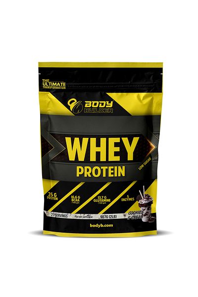 Body Builder Whey Protein, Cookies and Cream, 2 LB
