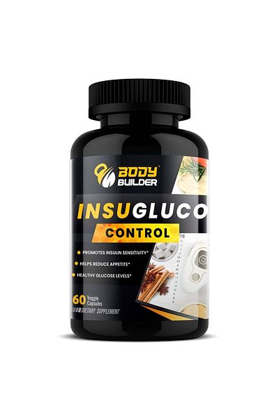 Body Builder Insugluco Control, 60 Capsules, Promotes Insulin Sensitivity