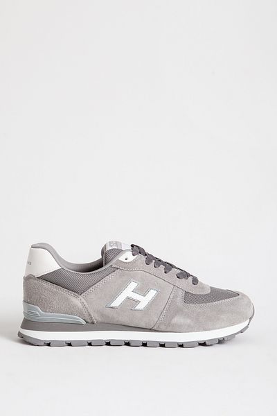 Hammer Jack Ανδρικά αθλητικά παπούτσια Comfort Sneaker Real Leather Hj Peru 19250m Ciment/λευκό