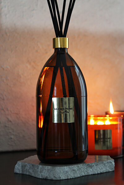CHANZA HOME Ultra Büyük Boy Çubuklu Oda Kokusu Soft Linen 1 Litre Özel Tasarım