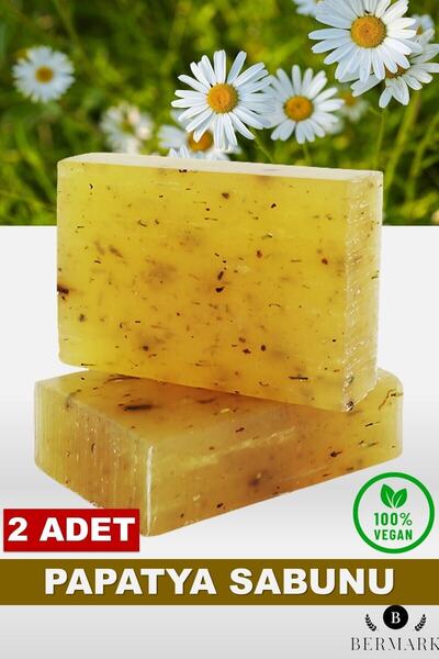bermark Bitkisel Yağlı Ve Gliserinli, Doğal Papatya Sabunu, Vegan 2 Adet 2x10...