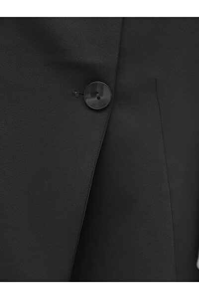 Modamorfo Black Cross Button Vest and Skirt Set