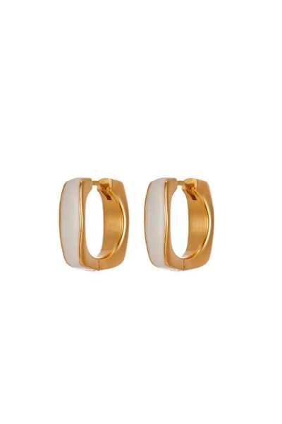 KÜP AKSESUAR Pearl Earring - Square Vintage Pearl Earring