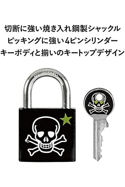 STOREMAX Gkcreative Lock Printed Padlock 30 Mm, Black Strbuyx 1073147