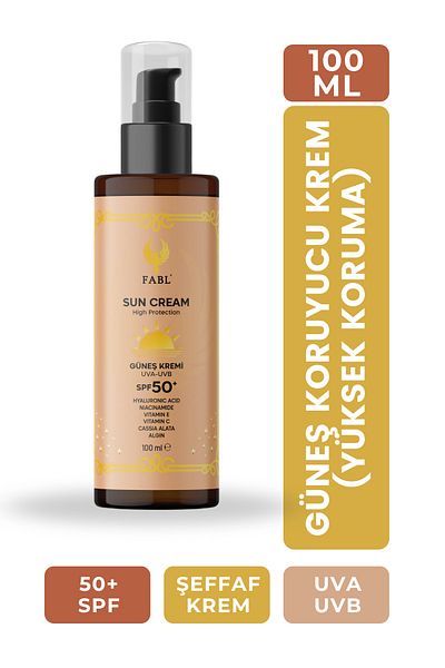 fabl 50+ Uva/Uvb Sunscreen