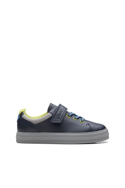 CLARKS Nova Beat K Navy SHOES JUNIOR BOYS
