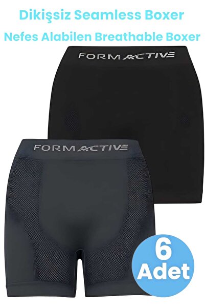 Mood Agenda Muški Bez šavova / Bešavni, prozračni bokserice 6 komada