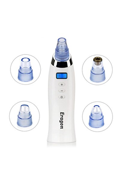 Eragon ERG-801 Şarjlı Dijital Vakumlu Siyah Nokta Temizleyici Akne, Cilt, Yüz...
