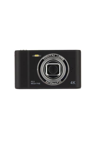 Zigver 4k Dijital Kamera Seyahat Selfie Kamerası 50 Megapiksel Zoom Hd Fotoğr...