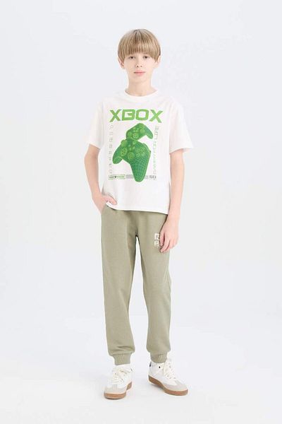 DeFacto New Season Boy's Printed Sweatpants with Elastic Waist