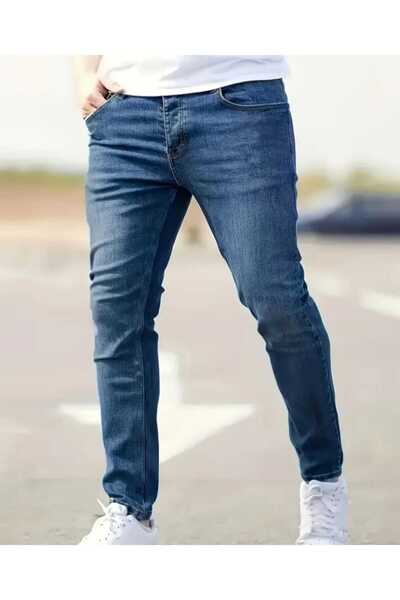 KING SEZAR Blugi slim fit pentru bărbați - Pantaloni din denim