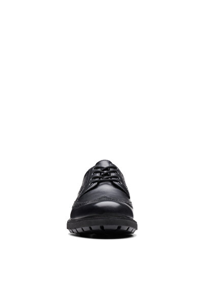 CLARKS Batcombe Far Black Leather Formal Mens Shoes