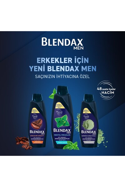 Blendax Kafein Özlü Dökülme Karşıtı Erkek Şampuan 500 ml