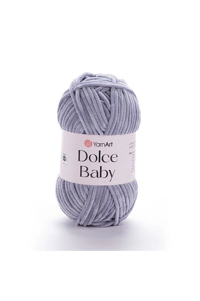 Yarnart DOLCE BABY - ΒΕΛΟΥΔΟ, ΒΡΕΦΙΚΟ ΠΛΕΚΤΟ ΣΚΟΝΟ ΓΚΡΙ-782