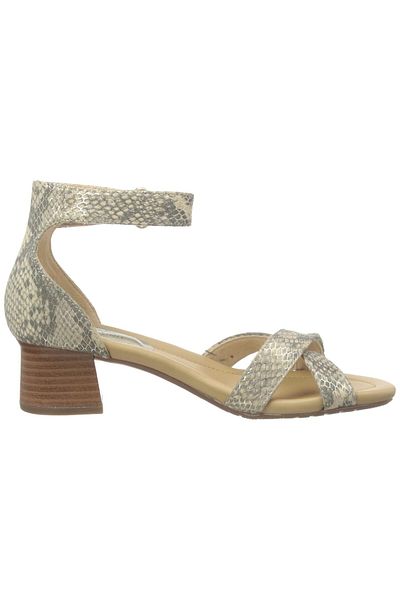 CLARKS Desirae Lily Beige Metallic CASUAL WOMEN SANDALS